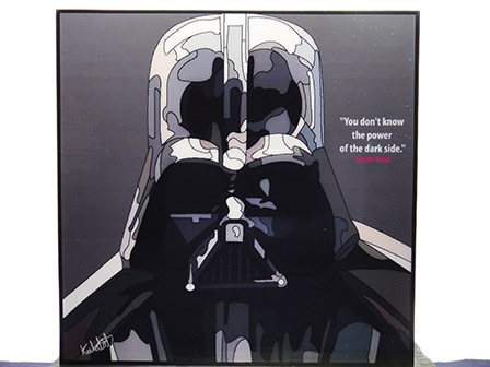 [ new goods No 315] pop art panel dozen Bay da- Star Wars movie 