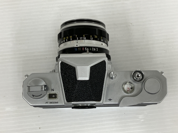 Nikon Nikomat FT N NIKKOR-H Auto 1:2 f=50mm フィルムカメラ ニコン ニコマート ジャンク O8607597_画像8