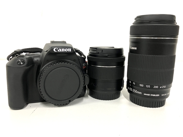 Canon EOS X10 55-250mm 18-55mm キャノン カメラ レンズセット デジタル一眼レフ 中古 美品 B8577496_画像1