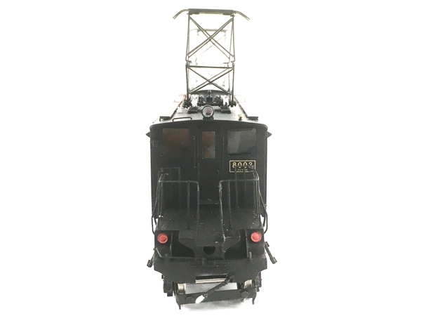 Microcast Mizuno JNR EF 50 4 マイクロキャストミズノ HOゲージ 茶色 電気機関車 黒/赤箱 白ラベル 鉄道模型 中古 良好 Y8598980_画像4