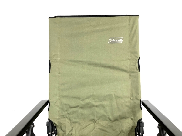 coleman コールマン 2000033808 LAY CHAIR OLIVE 2脚セット レイチェア オリーブ リクライニング 折畳 アウトドア 中古 O8555252_画像5