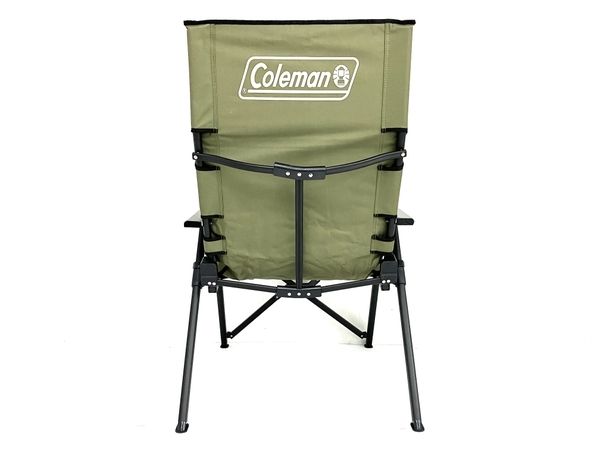 coleman コールマン 2000033808 LAY CHAIR OLIVE 2脚セット レイチェア オリーブ リクライニング 折畳 アウトドア 中古 O8555252_画像8