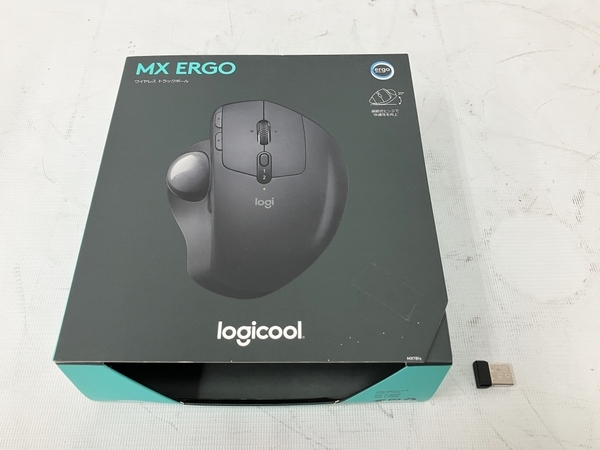 Logicool M-R0065 MX ERGO トラックボール マウス ワイヤレス パソコン周辺機器 ロジクール 中古 M8591218_画像2