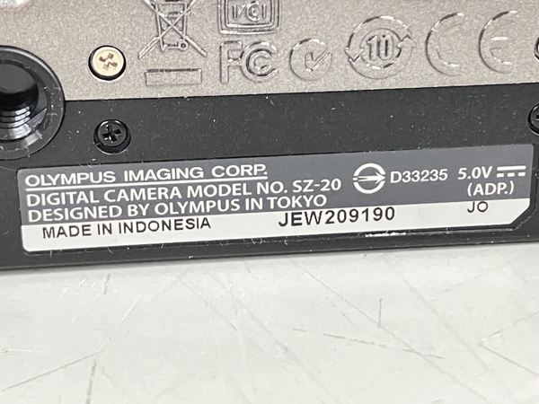 OLYMPUS SZ-20 コンパクト デジタル カメラ コンデジ オリンパス 中古 K8567923_画像7