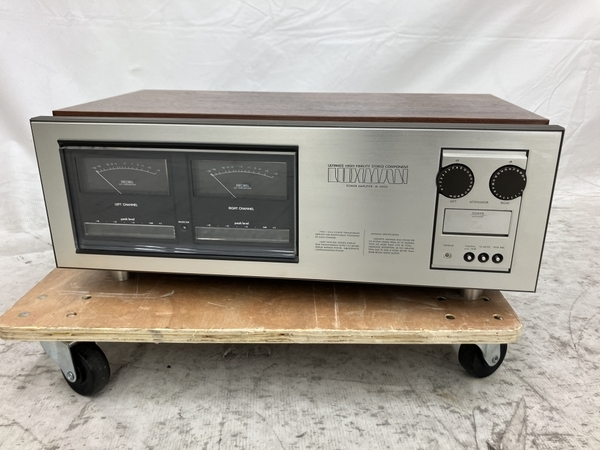 【引取限定】LUXMAN M-6000 ステレオパワーアンプ オーディオ 音響 ラックスマン 中古 直 N8597477_画像4