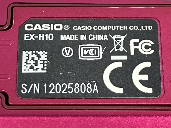 CASIO カシオ EX-H10 コンパクト デジタル カメラ コンデジ 写真 撮影 カシオ 中古 Y8618931_画像3