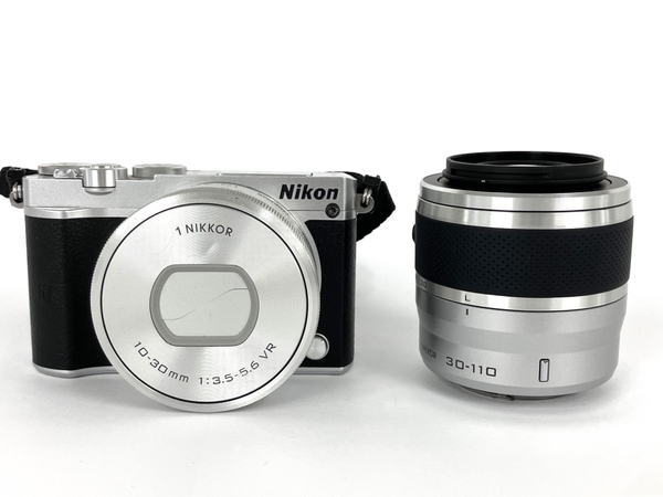 Nikon 1 J5 10-30mm 30-110mm ダブルレンズキット ミラーレス カメラ 中古 Y8590334_画像1