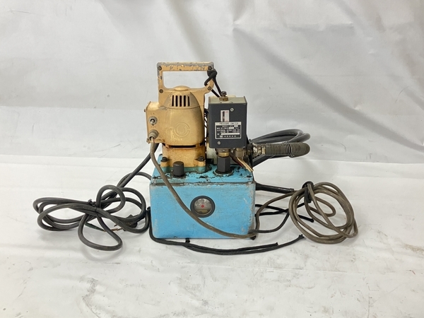 IZUMI R14E-B 電動油圧ポンプ KOKKO MODEL-APS イズミ 油圧ヘッド分離式工具ヘッド部 付き ジャンク W7907420_画像8