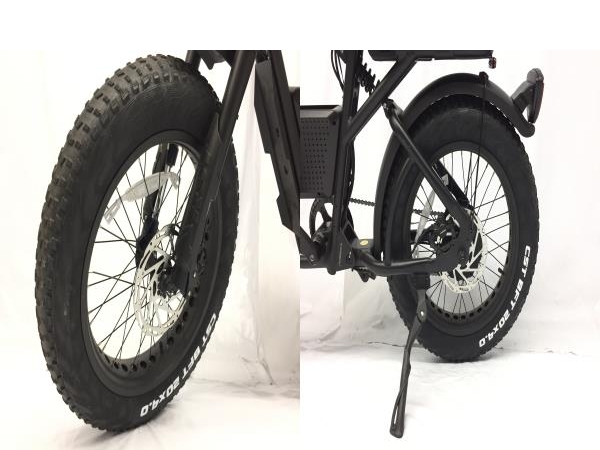 【引取限定】YADEA TROOPER-01 電動アシスト自転車 TROOPER TRP-01 E-bike ファットバイク 良好 中古 W8501349の画像3
