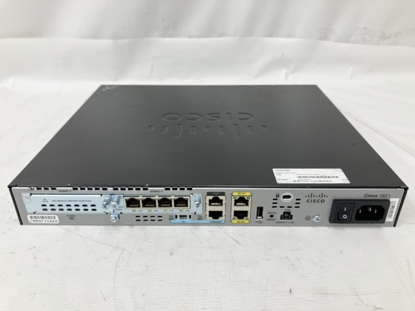 Cisco シスコ AIR CISCO1921/K9 サービス統合型ルータ ネットワーク 周辺機器 ジャンク M8552474_画像4