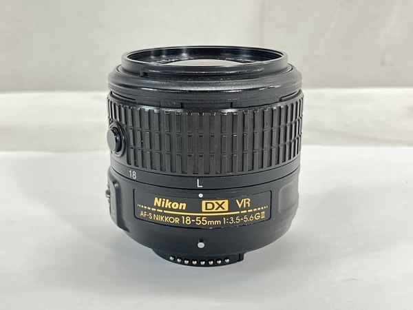 Nikon AF-S DX NIKKOR 18-55mm 1:3.5-5.6G VR II ∞-0.28m/0.92ft Φ52 標準ズーム レンズ ニコン カメラ用品 訳有 W8632032_画像8