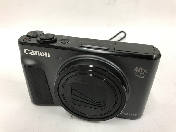 Canon コンパクトデジタルカメラ PowerShot SX730 HS ブラック 光学40倍ズーム Wifi Bluetooth 中古 T8613825_画像1