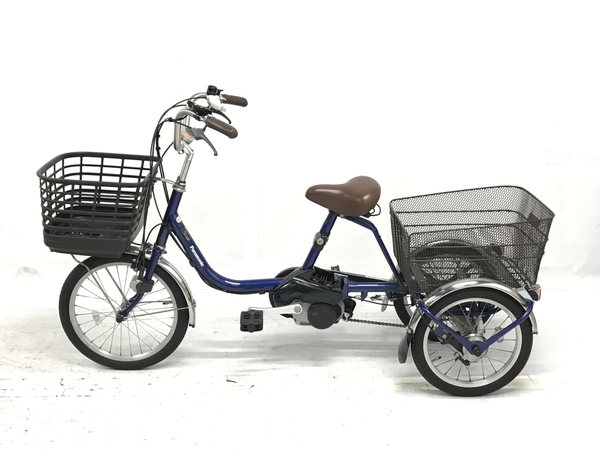 【引取限定】Panasonic BE-FU831V 電動 アシスト 三輪車 自転車 ワゴン サイクル 中古 直 F8526207の画像4