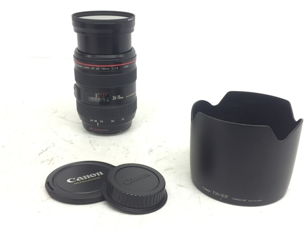 CANON ZOOM LENS EF 24-70mm オートレンズ キャノン 1:2.8 L USM φ77mm 中古 訳有 T8534596_画像1