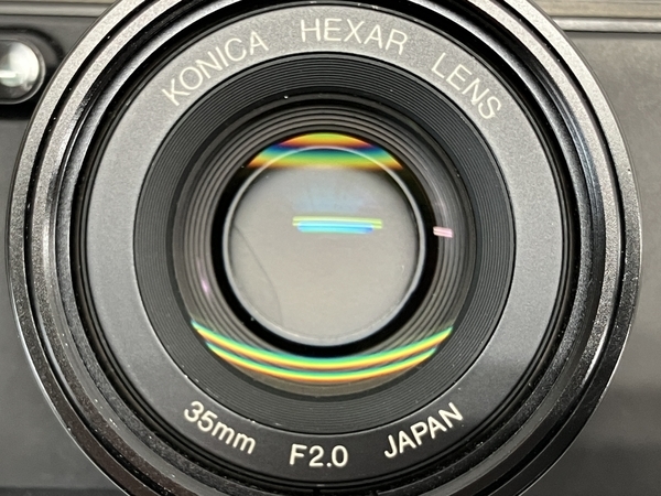 Konica HEXAR ヘキサー 35mm F2.0 動作品 ブラック コンパクト カメラ ジャンク W8640451_画像4