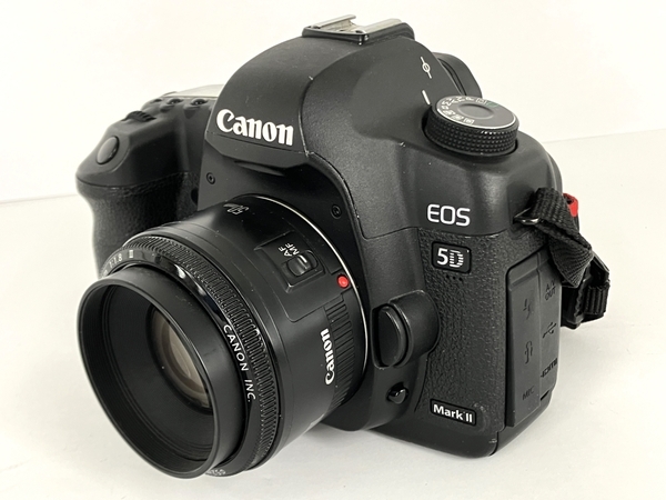 Canon EOS 5D Mark II デジタル一眼レフ カメラ LENS EF 50mm F1.8 II 単焦レンズキャノン 中古 訳有 Y8588545_画像1