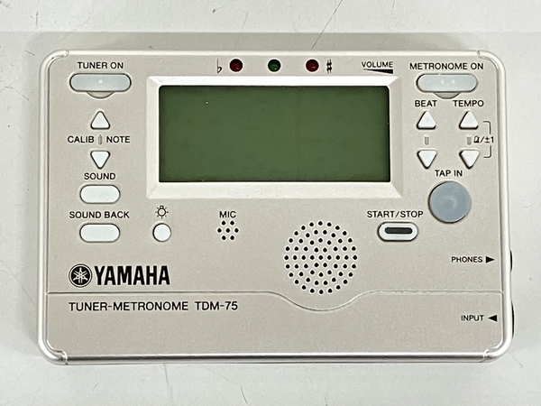 YAMAHA ヤマハ TDM-75 TUNER METRONOME チューナー メトロノーム 音響機材 中古 K8639945_画像1