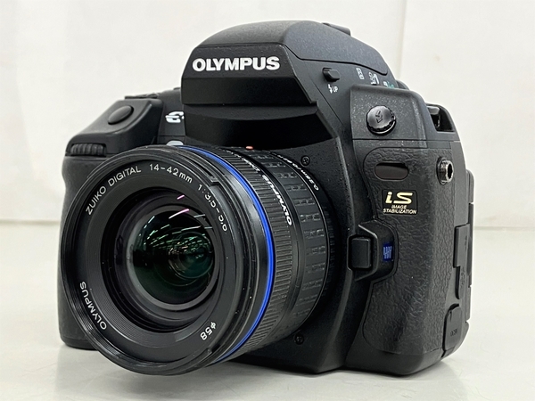 OLYMPUS オリンパス E-3 ボディ ZUIKO DIGITAL 14-42mm 1:3.5-5.6 レンズ セット 一眼レフ デジタルカメラ 中古 K8630188_画像1