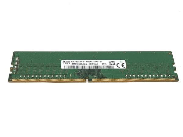 SK hynix 8GB 1Rx8 PC4 3200AA UA2 11 単品 メモリ PCパーツ 中古 F8651030_画像3
