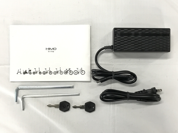 【引取限定】HIMO Z20 電動アシスト 自転車 折り畳み バッテリー 20インチ 中古 直 F8516607_画像2