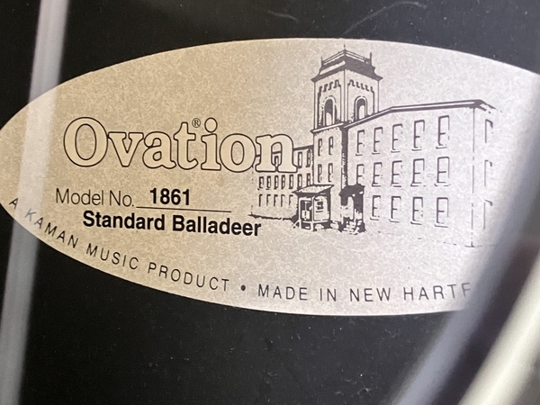 Ovation オベーション standard balladeer Model 1861 エレキ アコースティック ギター 弦楽器 中古 K8643264_画像5