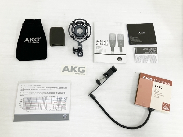 AKG C414 XLII コンデンサーマイクロフォン ハードケース付き 音響機材 中古 O8646613_画像2