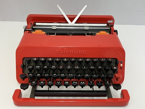 olivetti valentine オリベッティ バレンタイン ポータブル 手動 タイプライター 機器 ジャンク Z8629670_画像2
