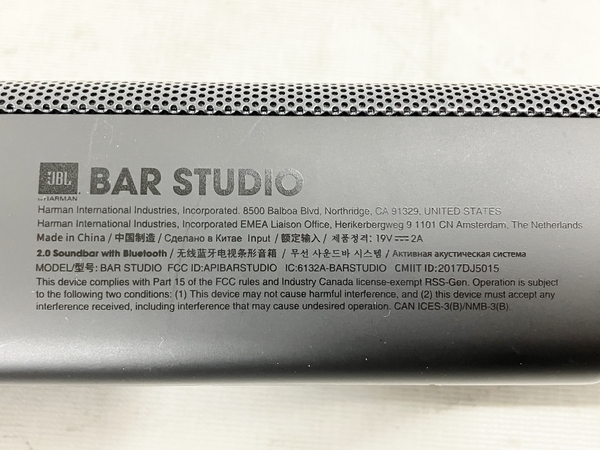 JBL BAR STUDIO チャンネル サウンドバー スピーカー Bluetooth 音響機材 中古 W8602088_画像9