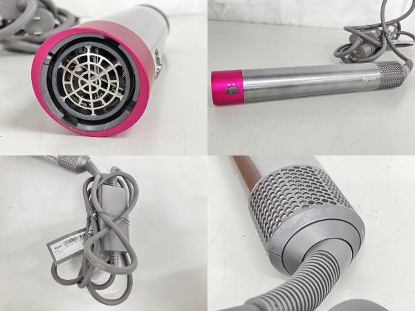 Dyson ダイソン HS01 ヘアスタイラー Airwrap Complete ニッケル/フューシャ COMP FN ケース付き 中古 K8635282_画像8