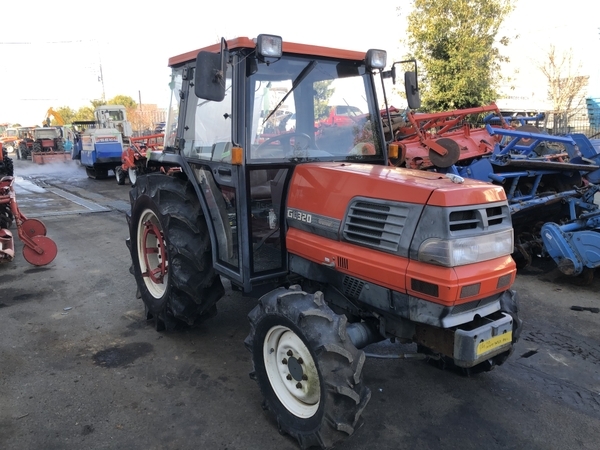 茨城県 クボタ トラクター GL320 3252h パワステ キャビン 32馬力 KUBOTA 中古 直Q8485678_画像2