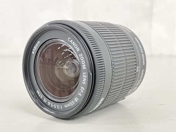 Canon キャノン Zoom LENS EF‐S 18−55mm 1:3.5-5.6 IS STM レンズ カメラ周辺機器 中古 K8644939_画像1