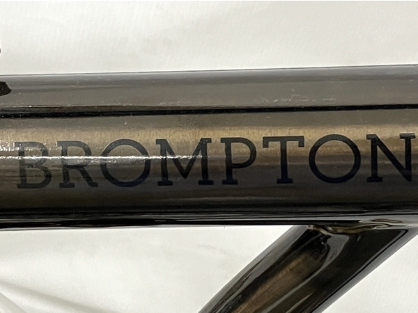 BROMPTON S6R / ブラックラッカー 2022年モデル / リアキャリア付 ブロンプトン 折りたたみ自転車 中古 美品 楽 Y8597891の画像3
