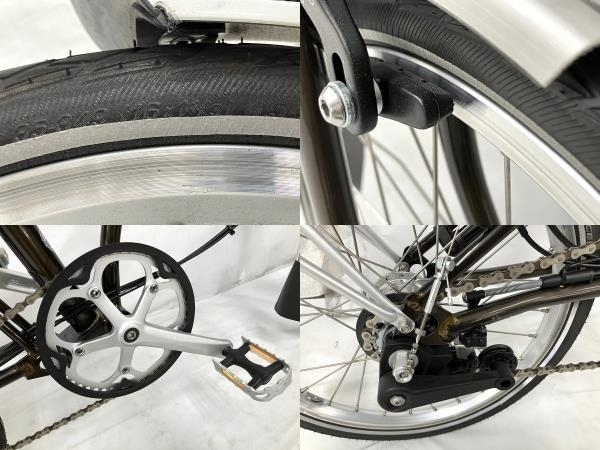 BROMPTON S6R / ブラックラッカー 2022年モデル / リアキャリア付 ブロンプトン 折りたたみ自転車 中古 美品 楽 Y8597891の画像9