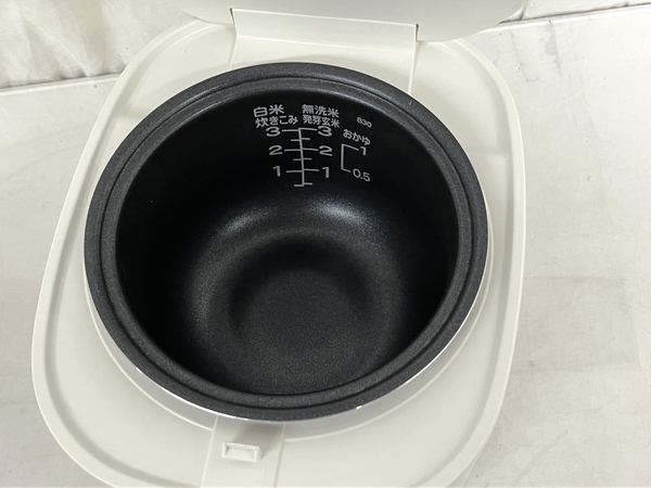 良品計画 無印良品 MJ-RC3A 炊飯器 3合 0.54L 家電 中古 T8600219_画像7