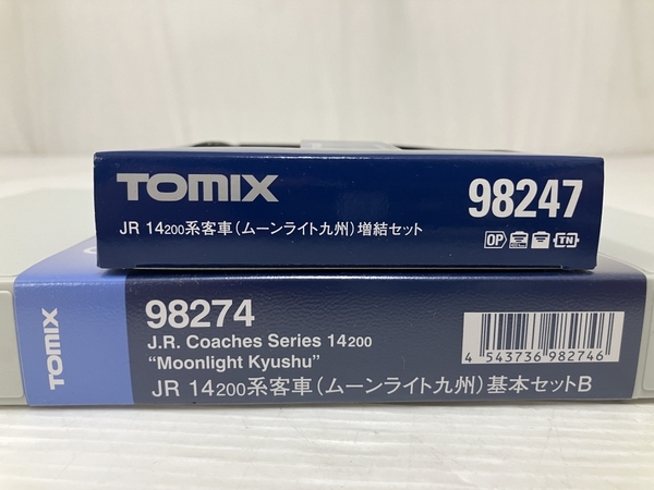 TOMIX 98274 98247 JR14200系 客車 ムーンライト九州 基本セットB 増結 6両セット 中古 O8586771_画像3