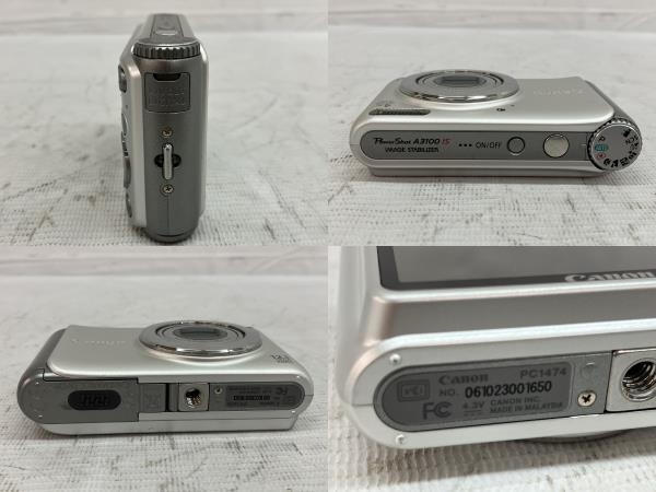 Canon PowerShot A3100IS シルバー コンパクト デジタル カメラ キャノン キヤノン 中古 C8647760_画像6