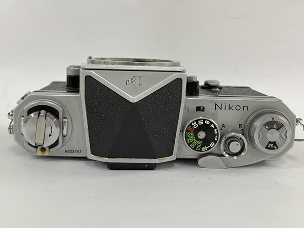 Nikon F 中期 アイレベル シルバー フィルム一眼レフカメラ ジャンク N8629507_画像5