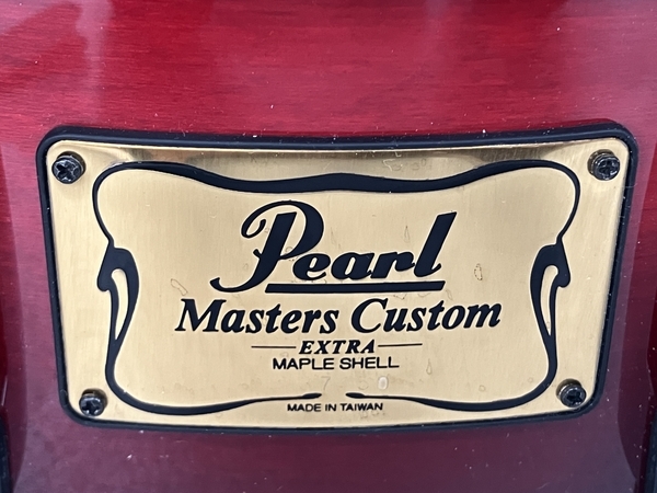 Pearl パール Masters Custom EXTRA MAPLE SHELL スネアドラム 約14インチ 打楽器 中古 良好 S8655991の画像5