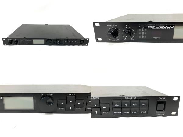 YAMAHA ヤマハ D5000 PROFESSIONAL DIGITAL DELAY エフェクター PA機材 音響機器 中古 M8641847_画像3