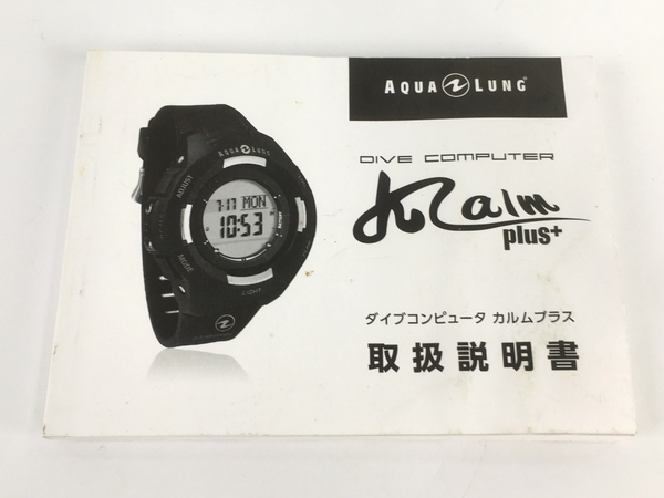 Aqua Lung カルムプラス ダイコン ダイビングコンピューター 腕時計 ブラック 説明書付き ジャンク Y8646419の画像2