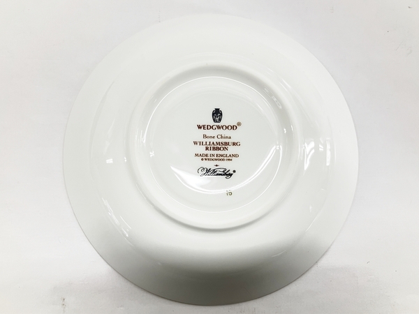 WEDGWOOD WILLIAMSBURG RIBBON カップ ソーサー 1客セット ウェッジウッド ウイリアムズバーグリボン 食器 中古 W8647257_画像6