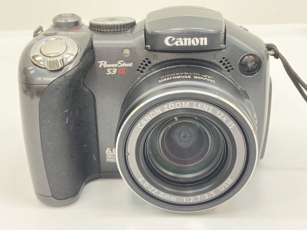 CANON PowerShot S3 IS 6.0-72.0mm F2.7-3.5 USM コンパクト デジタルカメラ 箱付き キヤノン ジャンク C8647763_画像3