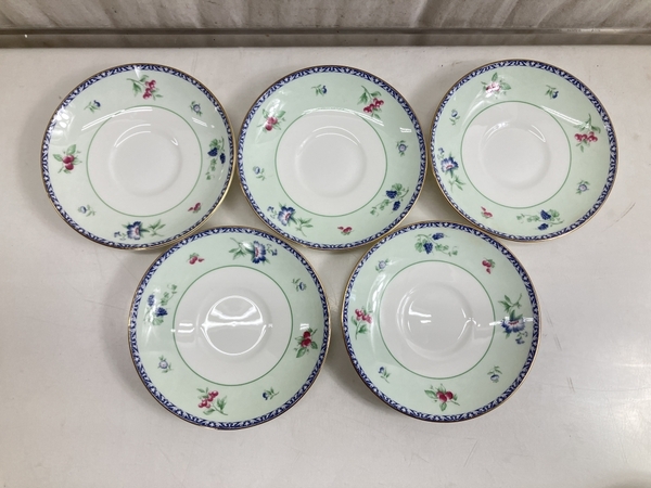 WEDGWOOD MEADOW FIELD ウエッジウッド カップ ソーサー メドウフィールド 5客 セット 食器 中古 W8647401_画像8