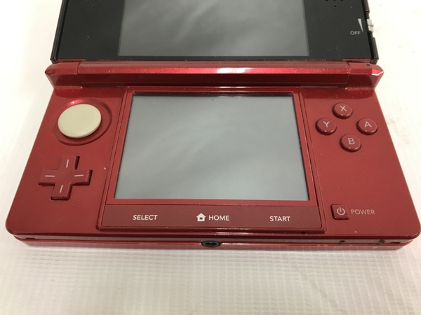 Nintendo CTR-001 ニンテンドー 3DS 本体 フレアレッド 任天堂 ゲーム 機本体 中古 T8643027_画像2
