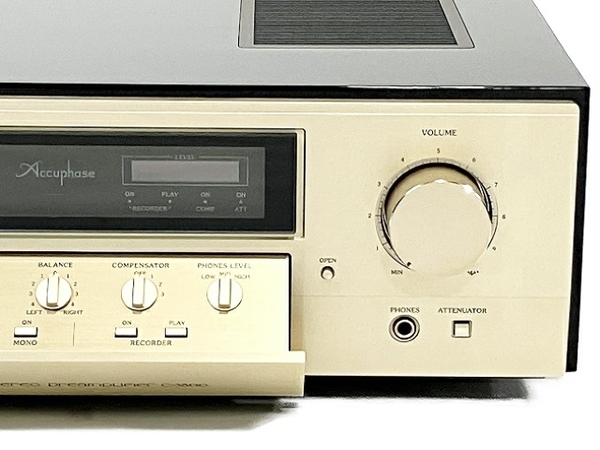 Accuphase アキュフェーズ C-3800 プリアンプ 元箱あり リモコン付属 中古 美品 T8581346の画像5