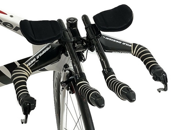 【引取限定】 CERVELO P3 / DURA-ACE Di2 ロードバイク TTバイク 51cmサイズ 2014年モデル カーボン リムブレーキモデル 中古 直 T8552949_画像5