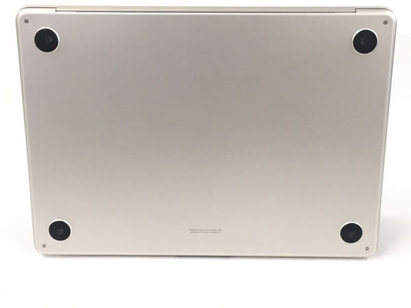 Apple MacBook Air M2 8C 2022 13.6型 ノートパソコン 8GB SSD 256GB 8C スターライト Ventura 中古 美品 T8533355_画像9