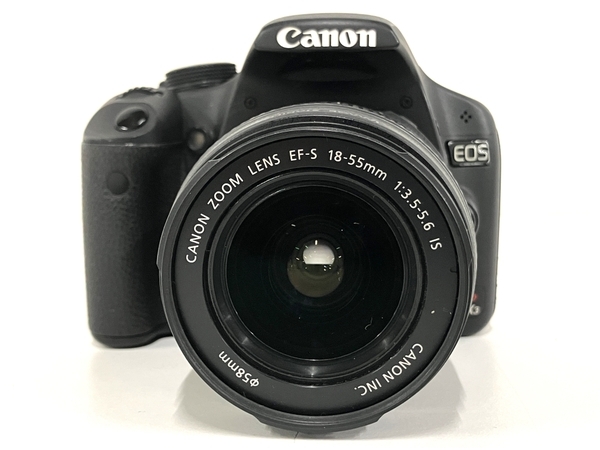 CANON キャノン EOS kiss X3 / EF 18-55mm 1:3.5-5.6 IS レンズセット 中古 良好 B8648285_画像2