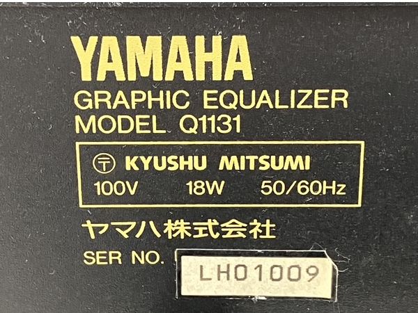 YAMAHA Yamaha Q1131 graphic equalizer PA machinery sound equipment used M8656619