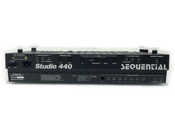 S.C.I. STUDIO 440 サンプリング・ドラムマシン シークェンサー 音響機材 中古 T8579143_画像9